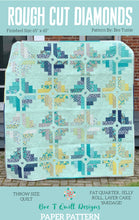 Load image into Gallery viewer, Rough Cut Diamonds Quilt PAPER Pattern