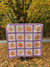 Load image into Gallery viewer, Pumpkin Patched Quilt PAPER Pattern