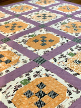 Load image into Gallery viewer, Pumpkin Patched Quilt PAPER Pattern