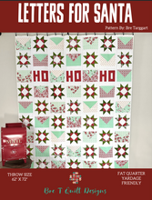 Load image into Gallery viewer, Letters For Santa Quilt Pattern PAPER
