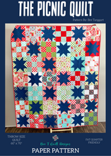 Load image into Gallery viewer, The Picnic Quilt PAPER Pattern