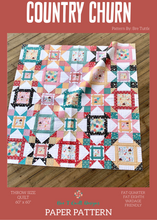 Load image into Gallery viewer, Country Churn Quilt Paper Pattern
