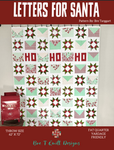 Load image into Gallery viewer, Letters For Santa Quilt Pattern PAPER

